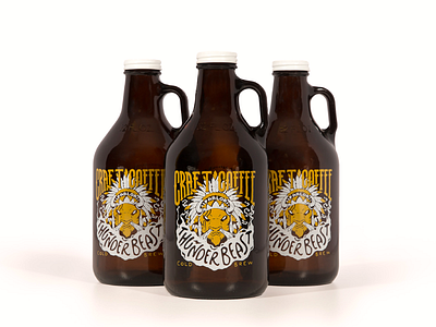 Thunder Beast Product Shot brew buffalo chief coffee cold feather growler native smoke