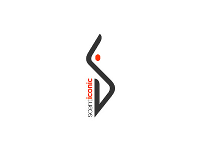 Scent Iconic design illustrator lines logo