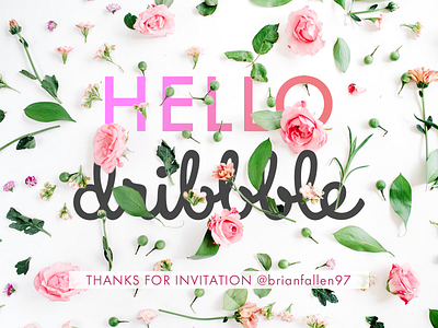 Hello Dribbble