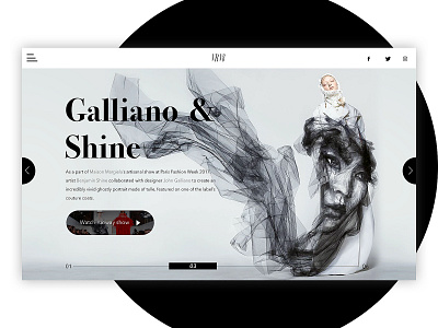 Margiela's Galliano x Benjamin Shine concept