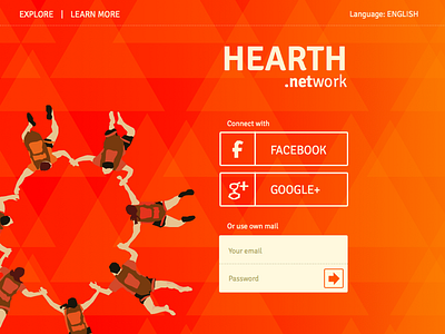 Login to my hearth – fronpage