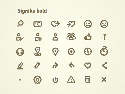 Signika icons Bold gift economy hearth.net icons like signika sketch