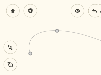 Cavnas drawing screen for letteringapp caligraphy design flow lettering sketchapp software tool type typography web