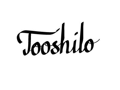 Tooshilo naming caligraphy design flow lettering sketchapp sketchpad software tool type typography web workflow