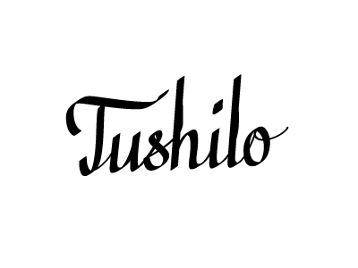 Tushilo naming caligraphy design flow lettering sketchapp sketchpad software tool type typography web workflow