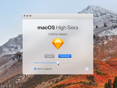 macOS High Siera UI Kit freebie free download free pic freebie high siera mac os ui kit