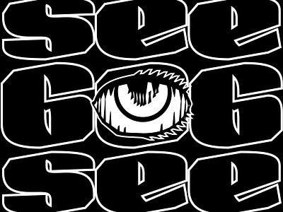 eye is watching you 666 calligraphy lettering satan skeleton type skeleton type design type design