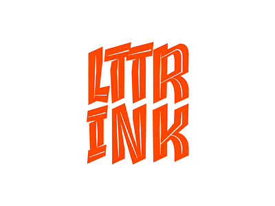 Letterink Logo calligraphy lettering skeleton type skeleton type design type design