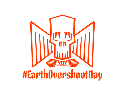 Earth Overshoot Day calligraphy earth overshoot day lettering skeleton type skeleton type design type design