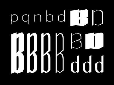 Daily Type BDbd calligraphy font lettering skeleton font skeleton type skeleton type design type design