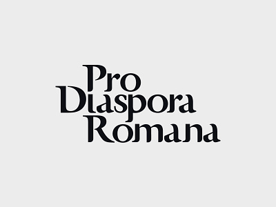 Pro Diaspora Romana - Identity identity logo