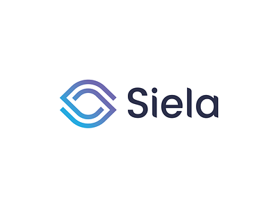 Siela - Rejected Logo Proposal blue connection eye identity link logo sky