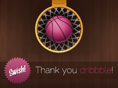 Thank you Dribbble