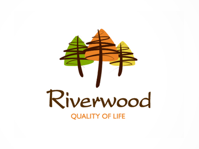 Riverwood - Identity & Branding colors identity logo retirement trees