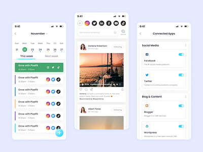 Social Media Management App