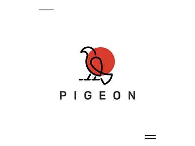 Pigeon 3d animation bird brand brand identity brand logo branding busines card company design graphic design grid illustration initial logo modern motion graphics pigeon simple ui