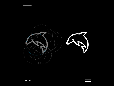 Dolphino animal animation apparel brand logo branding company creativelogo design dolphin graphic design grid icon illustration logo logo grid logoconcept modern motion graphics simple ui