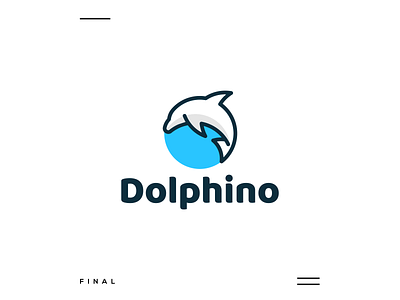 Dolphino animation apparel brand logo branding company creative logo design dolphin graphic design grid icon identity illustration logo logo concept logo new modern motion graphics simple ui