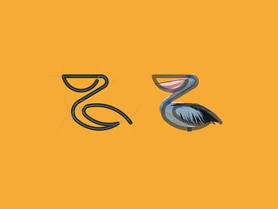 Pelican logo animal animation brand logo branding company design graphic design grid icon illustration initial logo logo new modern motion graphics new pelican simple symbol ui