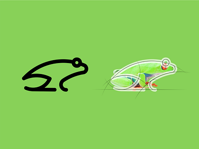 frog logo 3d animal animation brand logo branding company design frog funny graphic design grid icon illustration logo mark modern motion graphics simple symbol ui
