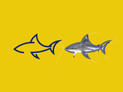 shark logo grid 3d animation brand logo branding company design fish flat graphic design grid icon illustration inspiration logo modern motion graphics shark simple symbol ui