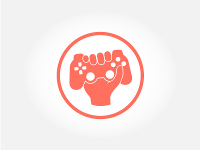 Gaming Charity Logo Final charity controller fist gaming minimal