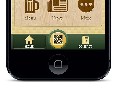 Irish Tavern iPhone App Design