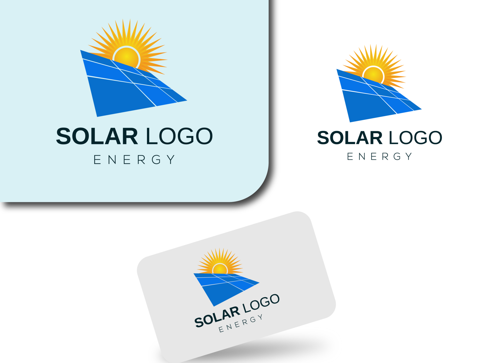 Creative Solar Energy Logo Design Stock Vector (Royalty, 45% OFF