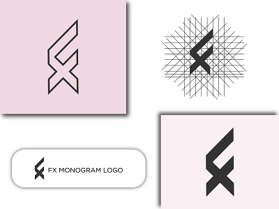 F Letter Monogram Logo Design
