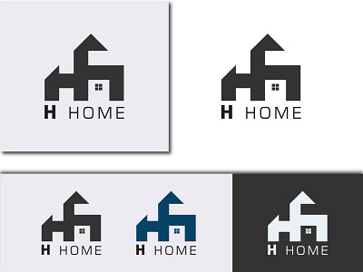 Modern H Home Logo Design