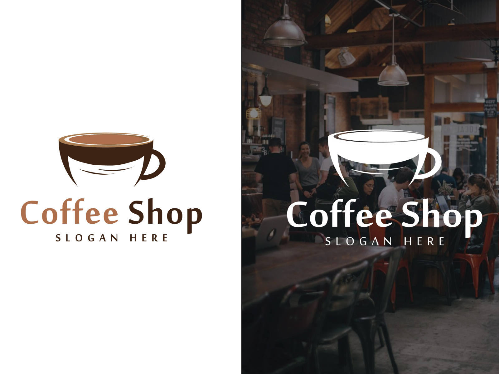 Professional Coffe Shop Logo Design by designersalah on Dribbble