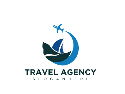 Professional Travel Agency Logo Design by designersalah on Dribbble