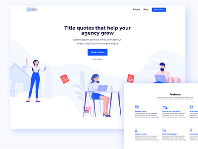 Landing page