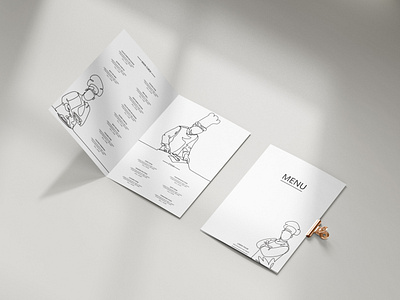 Restaurants menu card design