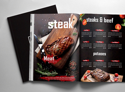 restaurant menu design branding graphic design