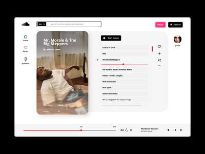 Design concept of a streaming service