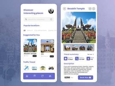 Historical Tour App appdesign designinspiration historicaltourapp mobileapp ui uiux uiuxdesign