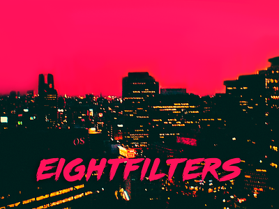 EIGHTFILTERS 80s synthwave vhs video