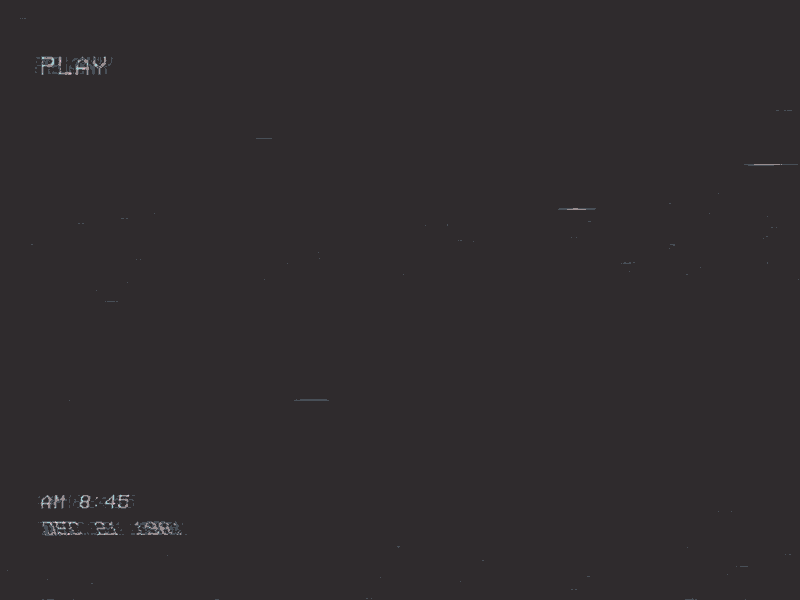 EIGHTFILTERS VHS bumper after-effects vhs gif