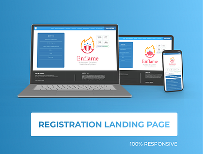 Registration Landing Page ui