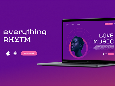 Everything Rhythm design ui ux