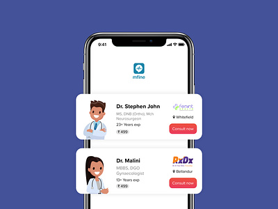 mfine healthcare app app design healthcare iphone iphone app uid ux