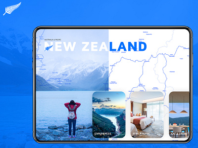 New Zealand design illustration interactive ipad simple design ui ux website