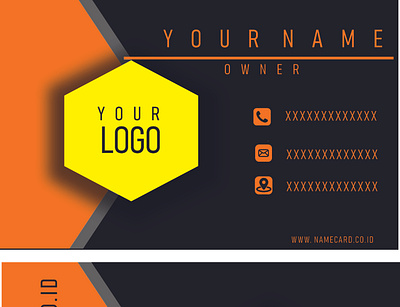 name card branding graphic design logo