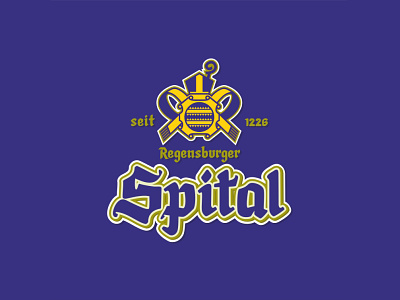 New Logo SPITALBRAUEREI bayern brewery design graphic design logo logodesign regensburg spital