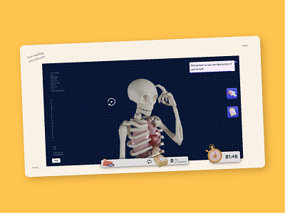Web game layout 3d animation branding design game graphic design illustration layout logo motion graphics radio radiologist skeleton ui videogame web