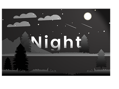 Illustration for Midnight graphic design ui