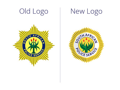 South African Police Service Rebrand Concept africa branding inscape education group logo design marondera modernism re image redesign saps south africa south african police service zimbabwe