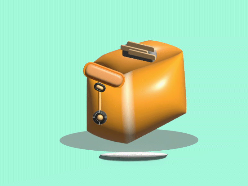 Toaster Animation by Vivek_Shitwal on Dribbble