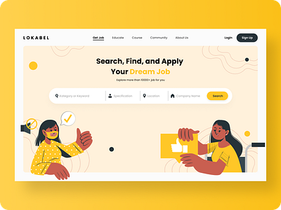 Lokabel Landing Page